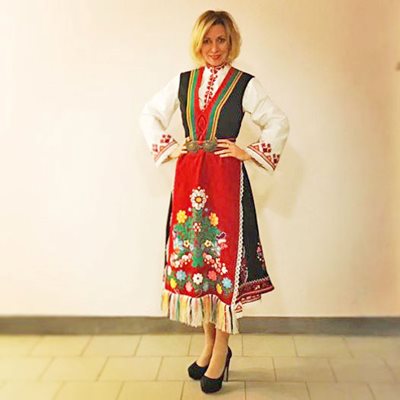Нашенецът убедил Захарова да се появи в българска носия