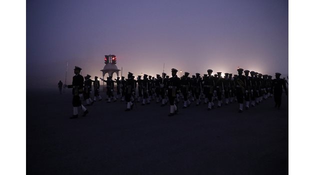 Репетиция на парада в чест на Деня на републиката в Индия