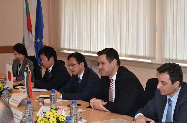 Среща на министъра на икономиката и индустрията Никола Стоянов с представители на японския бизнес у нас.