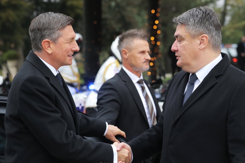 Словенският президент Борут Пахор отиде на прощално посещение в Хърватия