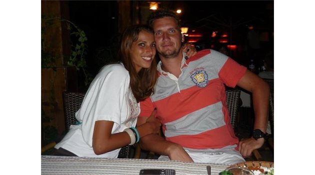Краси Гайдарски и приятелката му Ели Василева, която се състезава в Италия.