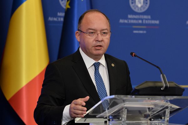 Министърът на външните работи на Румъния Богдан Ауреску. СНИМКИ: Министерство на външните работи