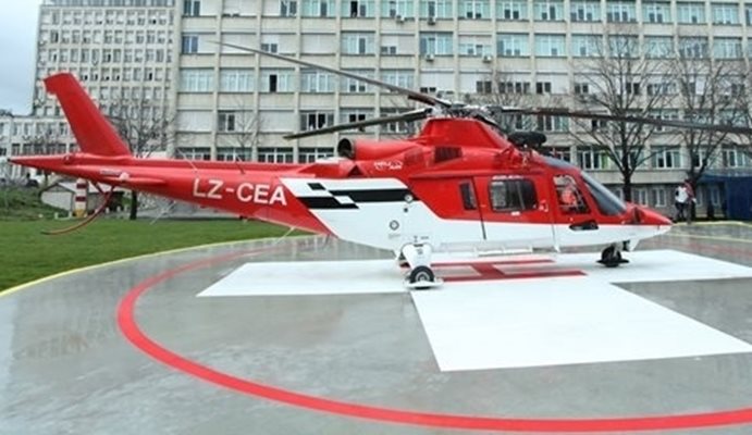 Първата болнична вертолетна площадка в София получи регистрация, първият хеликоптер идва на 31 януари