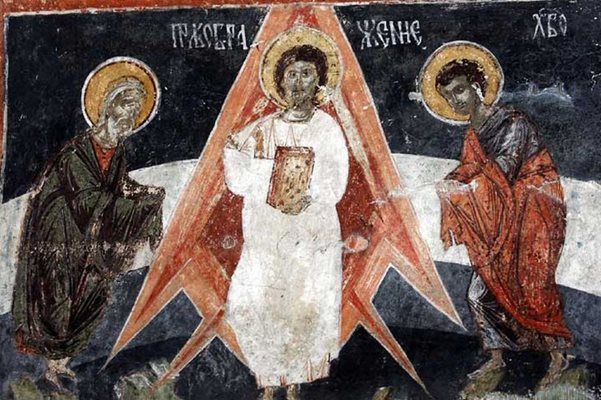 Уникалният стенопис. Богомолците виждат на него Исус Христос в космическа капсула / Снимки: Добромир ДОБРЕВ