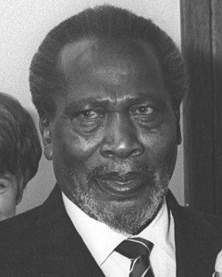 Премиерът и после и президент на Кения Джомо Кенията