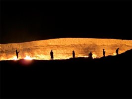 "Портата на ада" в Туркменистан. Снимки: Ройтерс