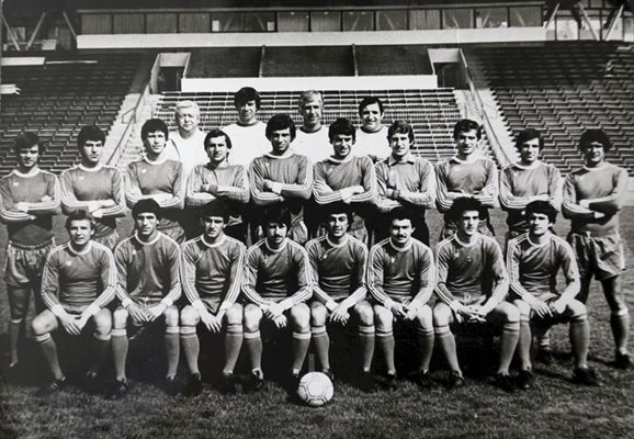 Джевизов с големия отбор на ЦСКА от началото на 80-те години