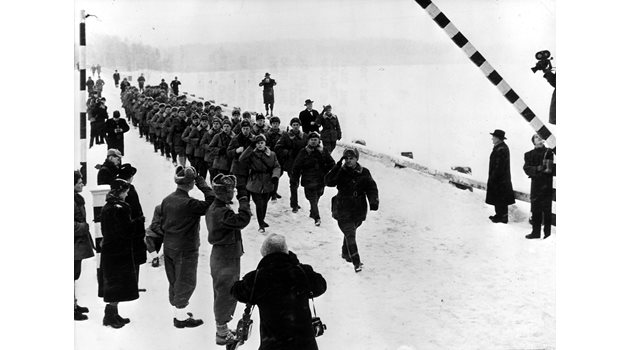 Съветски войски във военната база Поркала във Финландия. СНИМКА: ГЕТИ
