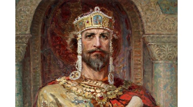 Цар Симеон Велики нарежда да включат “Именникът на българските канове” в сборник с текстове от Библията.
Картината е на художника Димитър Гюдженов.