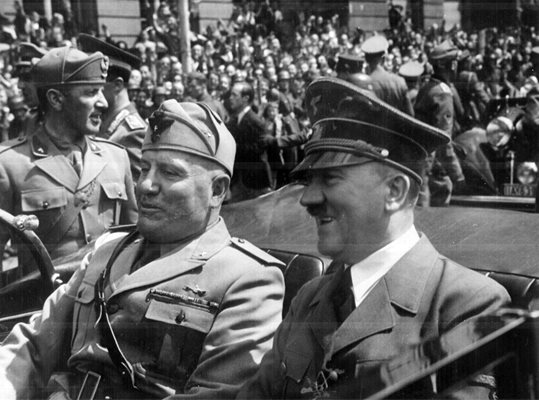 Хитлер и Мусолини
