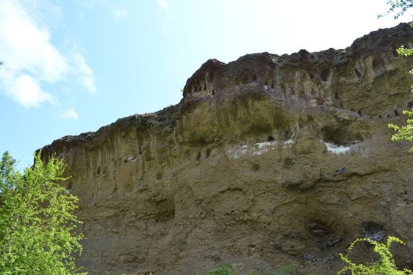 Изсичания в скалата край момчилградското село Чомаково.