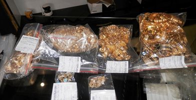 Полицията в Пазарджик конфискува над 2,5 кг. контрабандно злато