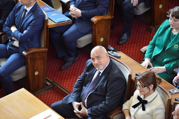 Лидерът на ГЕРБ Бойко Борисов като депутат в 49-ото народно събрание.
СНИМКА: ЙОРДАН СИМЕОНОВ