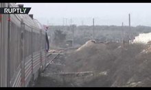 За пръв път от четири години, влак тръгва от сирийския град Алепо