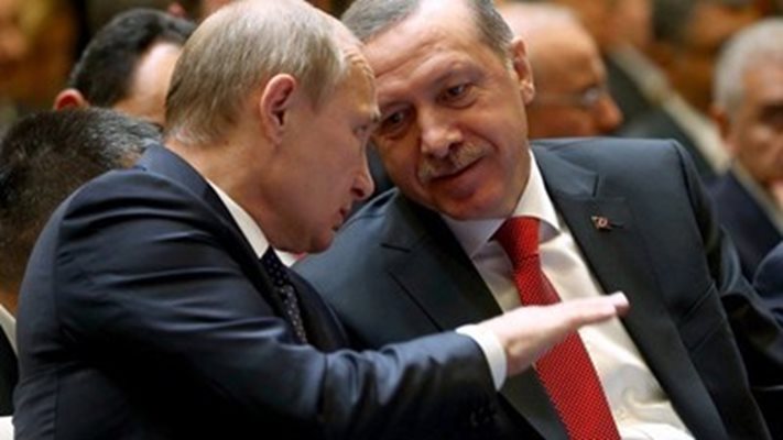 Путин и Ердоган. Снимка Архив
