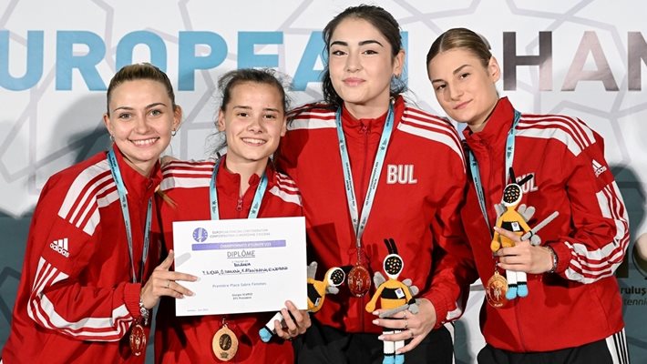 България спечели европейска титла на сабя