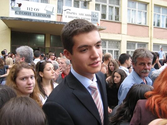 Убитият на 28 декември 2007 г. студент Андрей Монов.