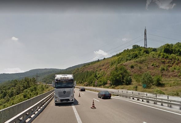Пътят Ботевград - София СНИМКА: Google Street View