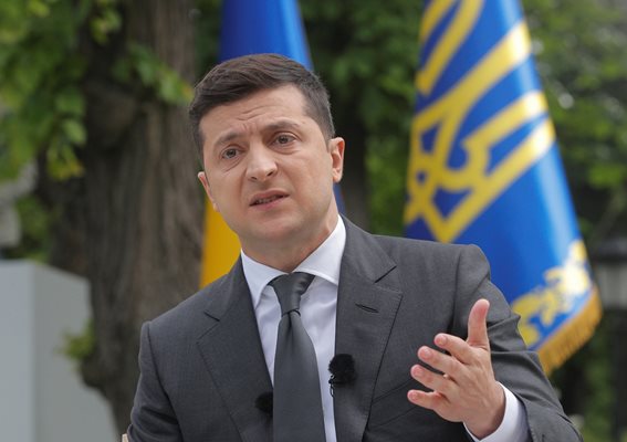 Президентът на Украйна Володомир Зеленски СНИМКА: РОЙТЕРС