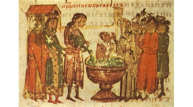 Цар Борис покръства българите.