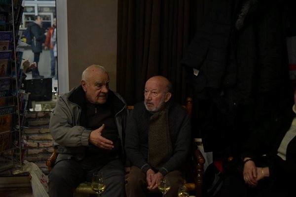 Любен Генов заедно с  Георги Чапкънов.   СНИМКА: АНТОНИО ГЕОРГИЕВ