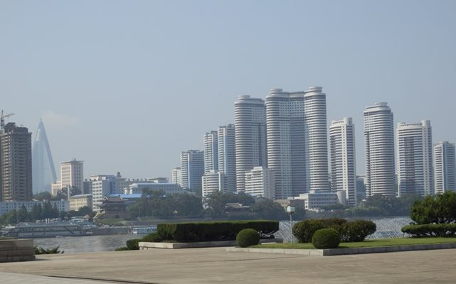 Изглед от Пхенян.
Снимка: Ройтерс