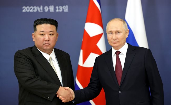Ким Чен-ун и Путин
СНИМКА: Официалният сайт на Путин