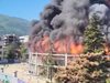 Кметът на Скопие обвинява културния министър за пожара на "Универсална зала"