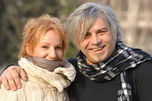 Лиза и Кольо Карамфилов - щастливи заедно. Художникът почина едва на 50 г.