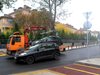 Паяци разчистват обновения бул. "В. Априлов" в Пловдив, отварят го утре