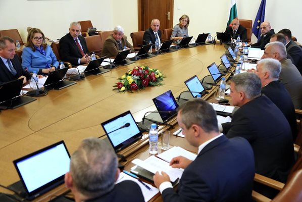 Под ръководството на министър-председателя Бойко Борисов Съветът по сигурността към Министерския съвет проведе днес заседание  СНИМКА: Правителствена пресслужба