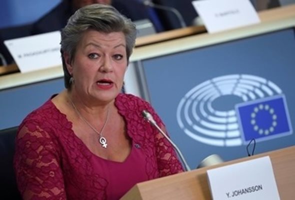 Еврокомисарят по вътрешните работи Илва Йохансон СНИМКА: Ройтерс