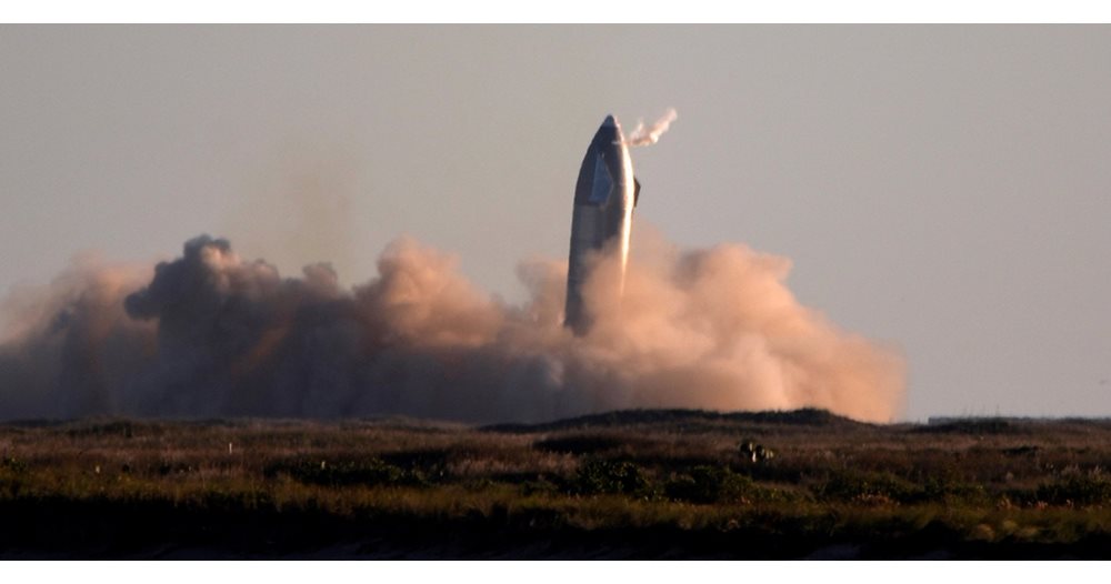 La fusée Starship d'Elon Musk s'est envolée dans l'espace lundi