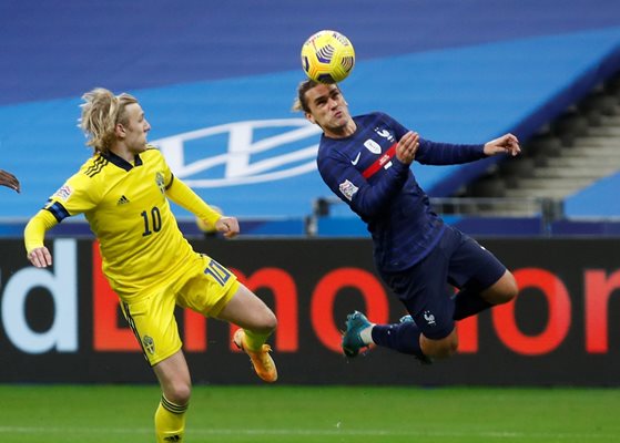 Швеция загуби от Франция с 2:4 на 17 ноември в Париж