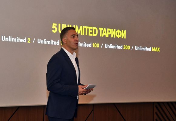 Николай Андреев - главен изпълнителен  директор на "Виваком", представи новите тарифи.