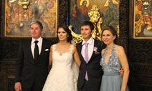 Сватбата на тенисиста Сашо Лазов доведе в Пазарджик двама известни българи (Снимки)