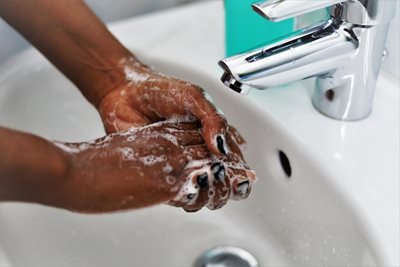 По време на пандения е особено важно да мием добре и продължително ръцете си. Снимка: Пиксабей