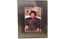Направих този портрет на Кадафи през 2006 г. в прословутата му палатка, разпъната в двора нa казармата „Баб ел Азизия”