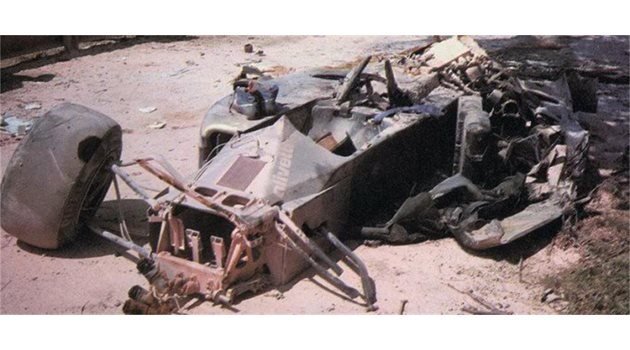 ПРИЧИНА: Зверската катастрофа на Де Анжелис през 1986 г. става причина французите да преместят GP край Невер.