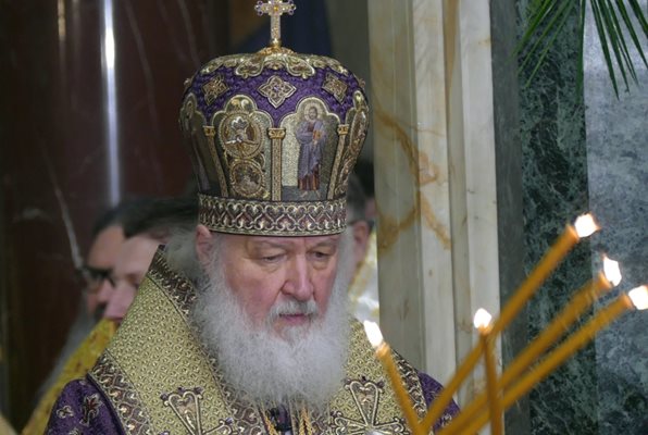 Руският патриарх Кирил СНИМКА: Пиер Петров
