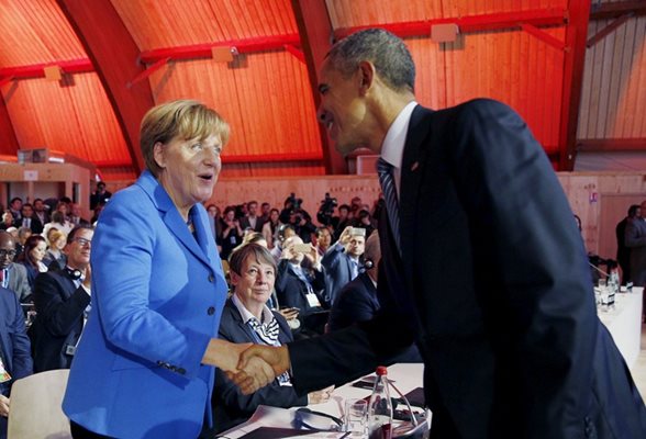 Германският канцлер се срещна с президента на САЩ Барак Обама. Снимки: Ройтерс