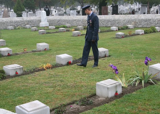 Британски военен откри гроба на свой съгражданин, участвал в Първата световна война.