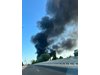 Пожар избухна в склад за отпадъци в Бургас