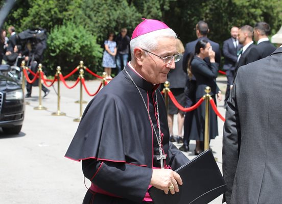 The Apostolic Nuncio to Bulgaria, Archbishop Luciano Suriani