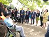Десетина депутати откликнаха на поканата на майки на деца с увреждания за среща пред парламента