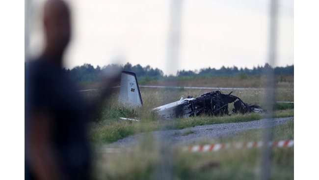 The plane crashed over Sweden, there are casualties