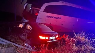 Автобус на същата фирма катастрофирал
в Търново преди година (Снимки)