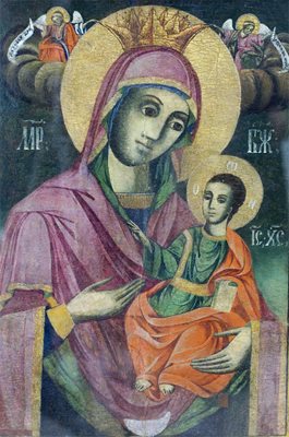 Чудотворната икона "Св. Богородица" във Врачешкия манастир край Ботевград