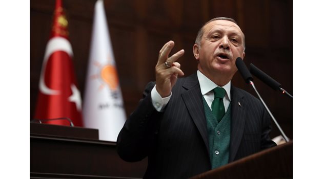 Президентът на Турция Реджеп Тайип Ердоган СНИМКА: РОЙТЕРС