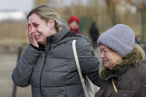 Жени, деца и възрастни хора бягат в България от войната в Украйна.
Снимка: БТА